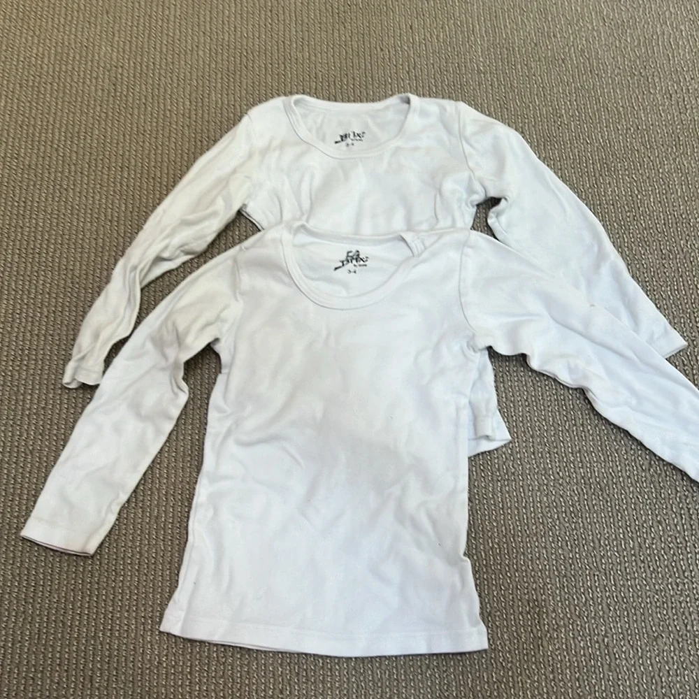 H&M Kids White Long Sleeve Tee